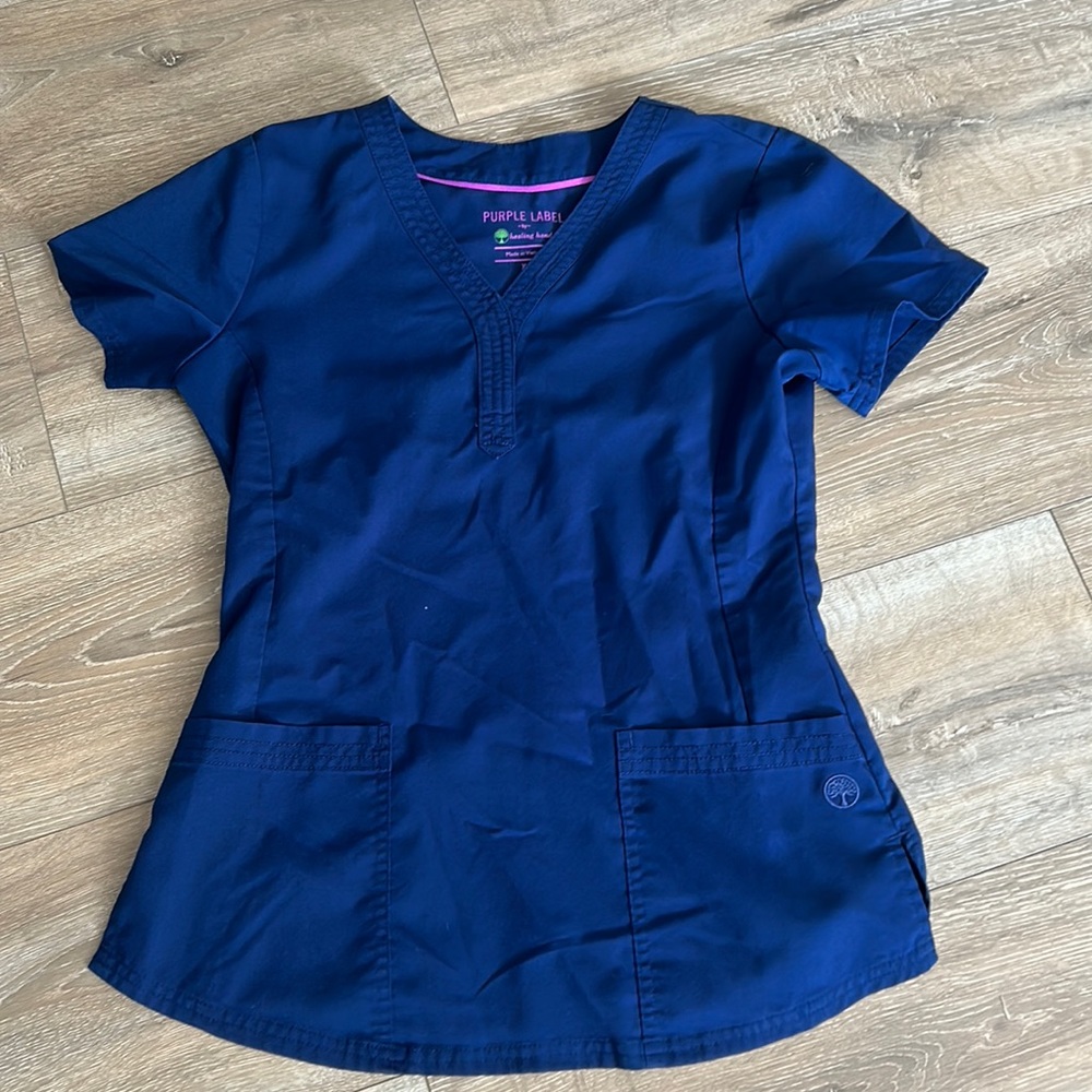 Purple label by healing hands scrub set